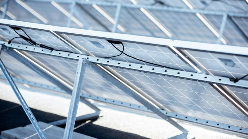 Pannello sulla casa come produttore di energia